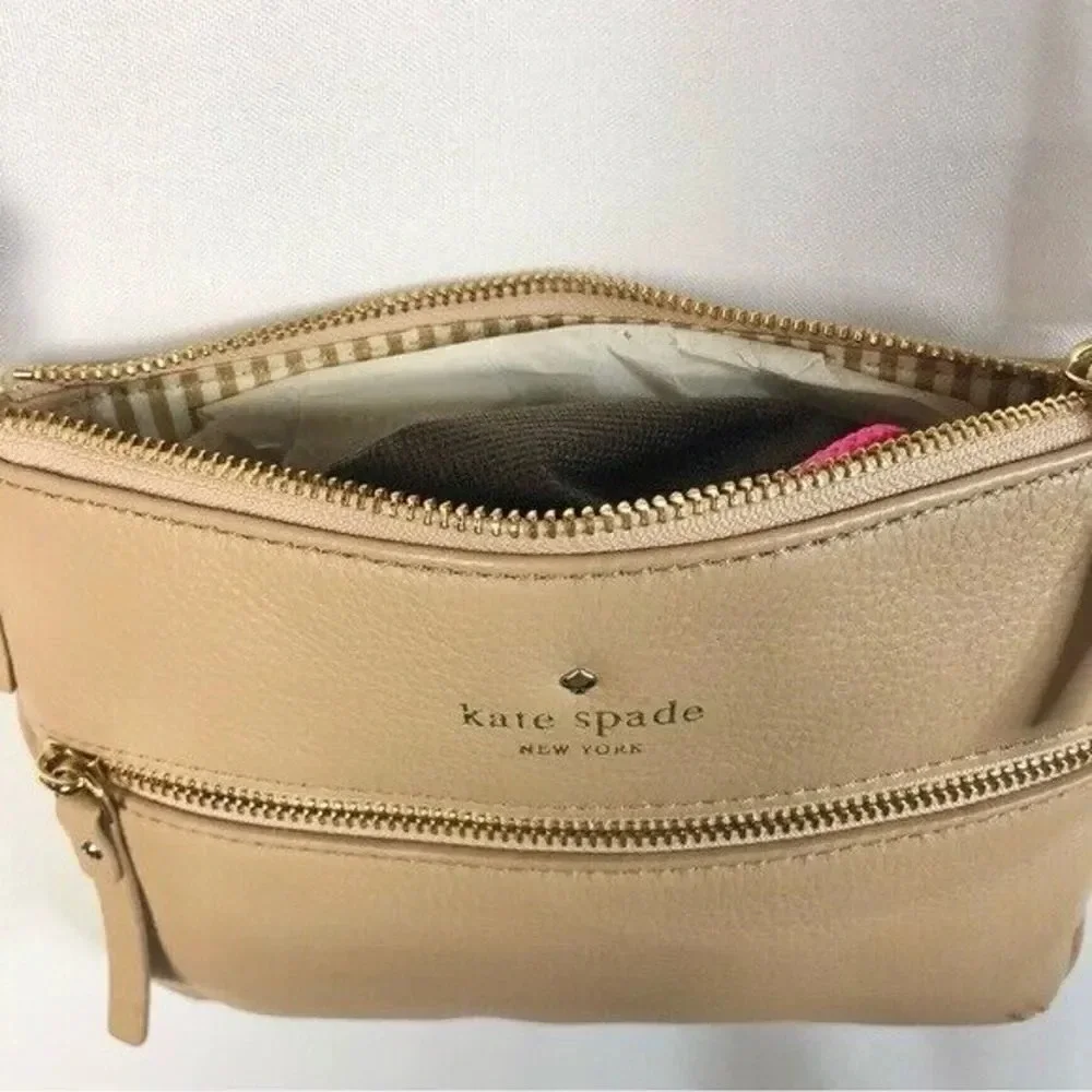 Kate Spade Cobble Hill Ellen Light Brown Crossbody Bag
